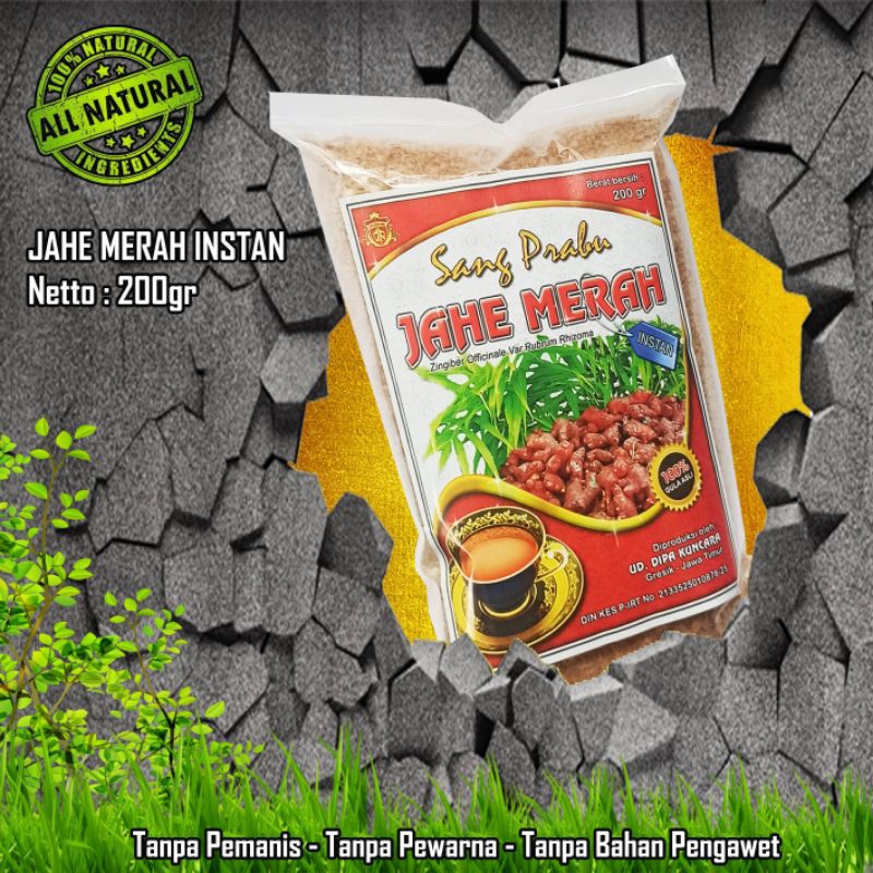 

Jahe Merah Instan Original Kemasan 200gr