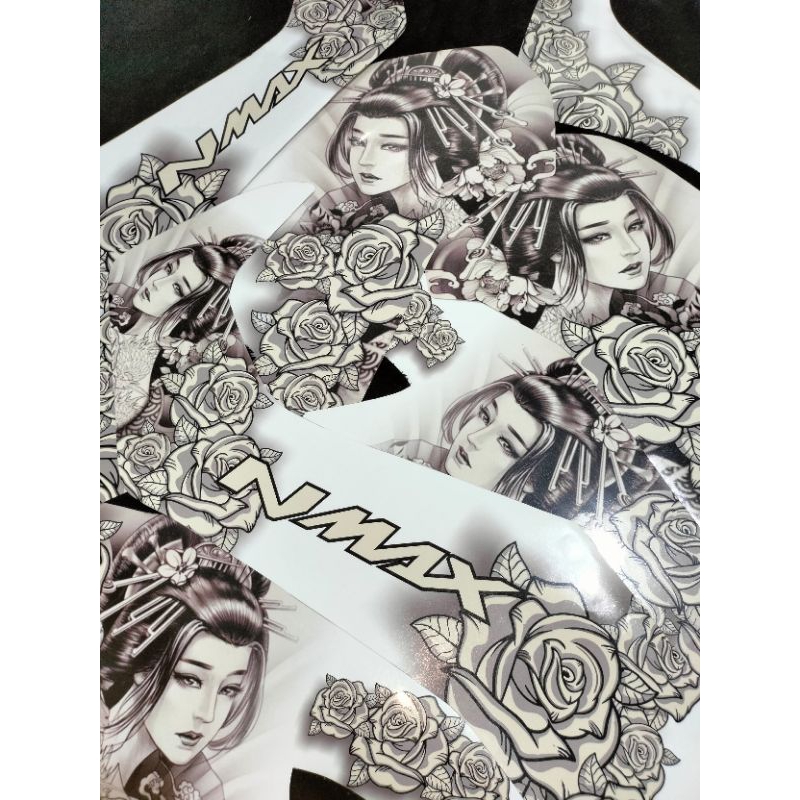 decal nmax terbaru decal nmax cewek jepang stiker nmax stiker namax cewek jepang