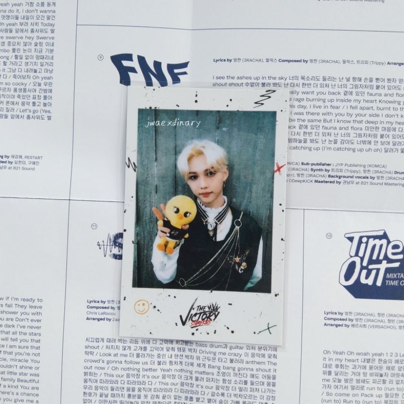STRAY KIDS SKZ PHOTOCARD PC POLA POB THE VICTORY FELIX