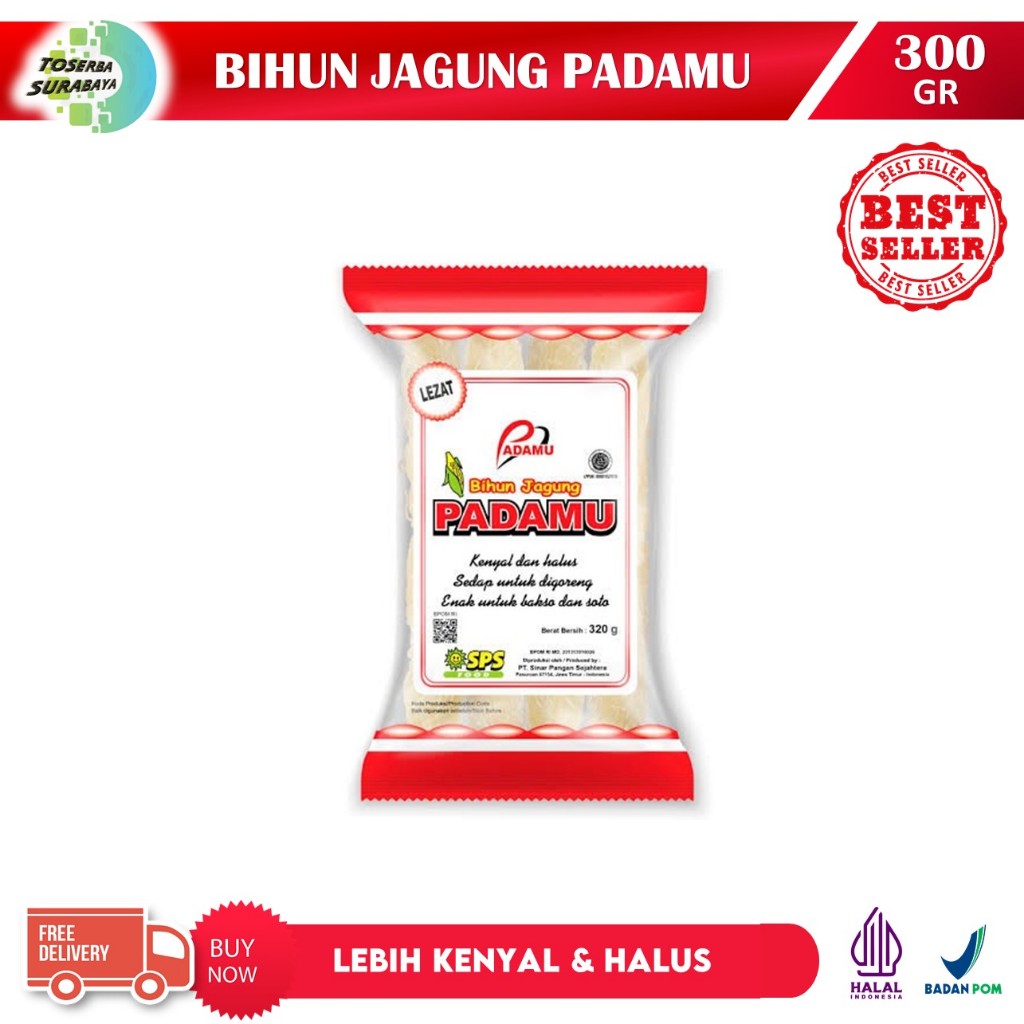 

BIHUN JAGUNG PADAMU 300GR - HALAL & BPOM - BEST SELLER