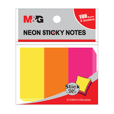 

Sticky Notes Memo Tempel Penanda Buku Page Marker Warna M&G isi 300's