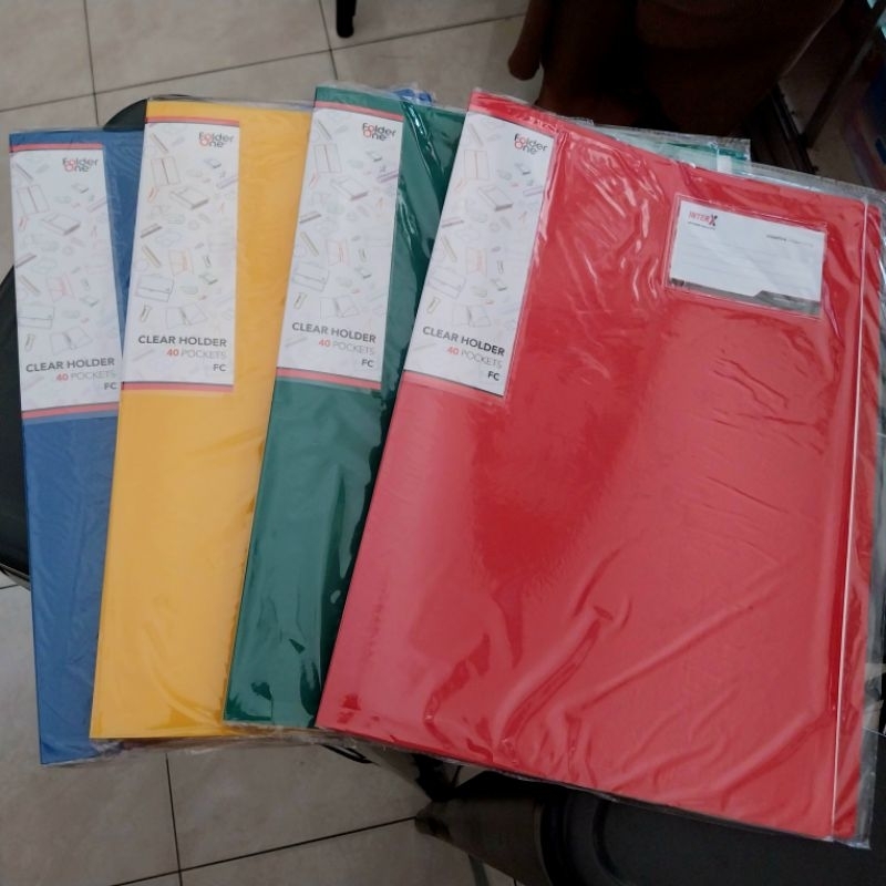

(1 pcs) Document Keeper / Clear Holder / Map Dokumen Folder One 40 pocket