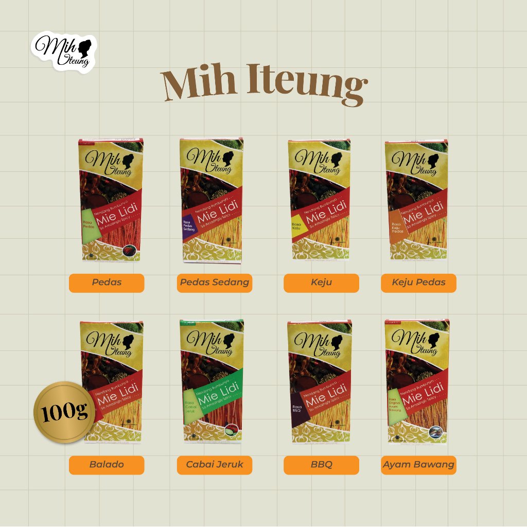 

Mih Iteung Mie Lidi 100gr