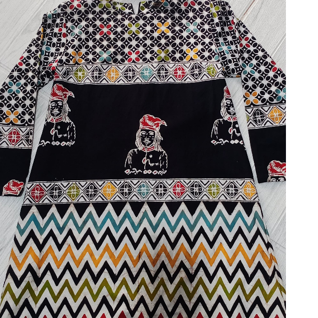 TUNIK BATIK LONTARA MAKASSAR