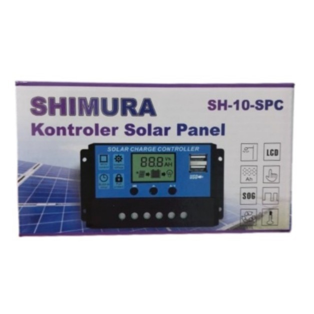 ALAT KONTROLER SOLAR PANEL SURYA CHARGER DUAL USB DAYA PANEL 10=A