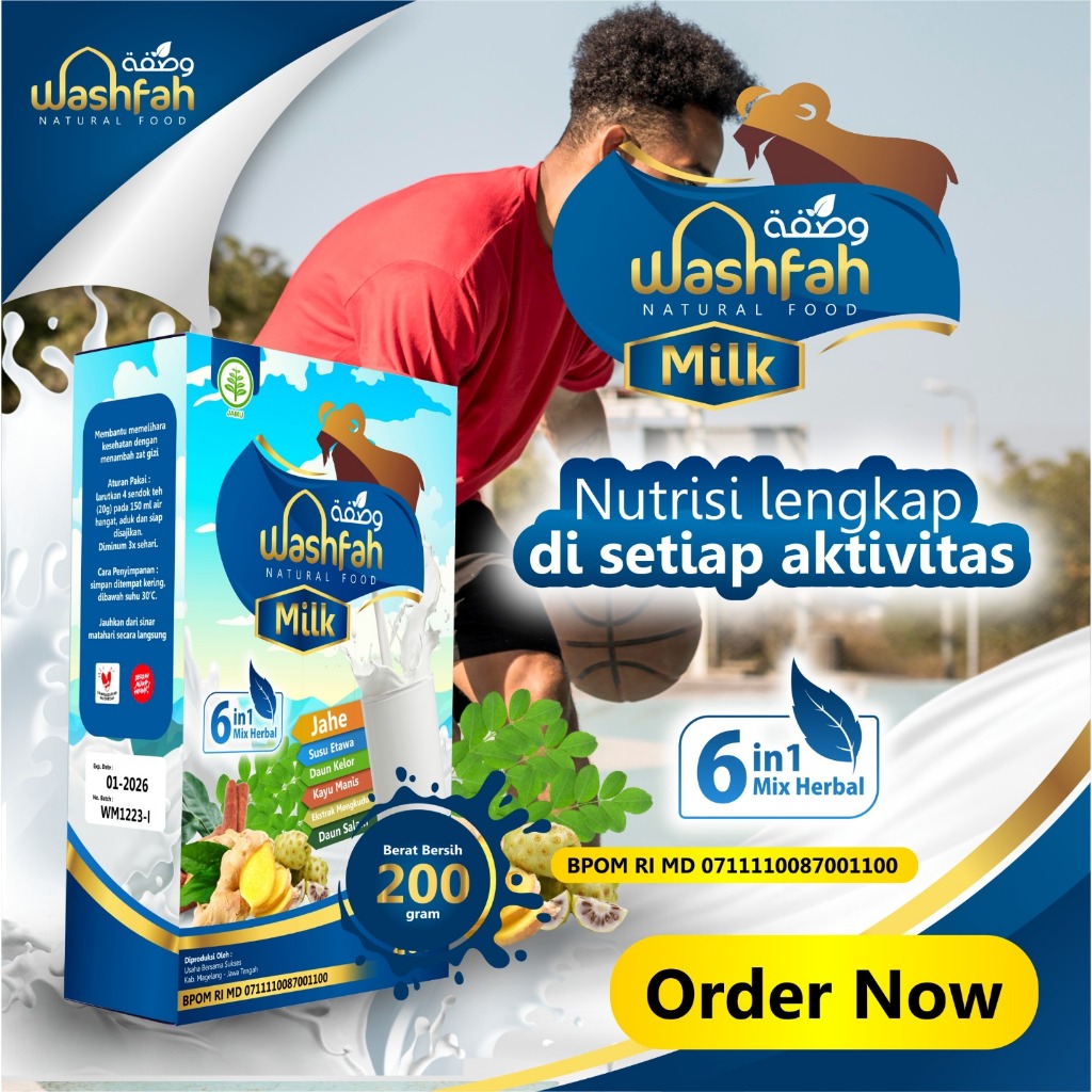 

Washfah Herbal Susu Kambing Natural Food Milk Mix Herbal 6 in 1