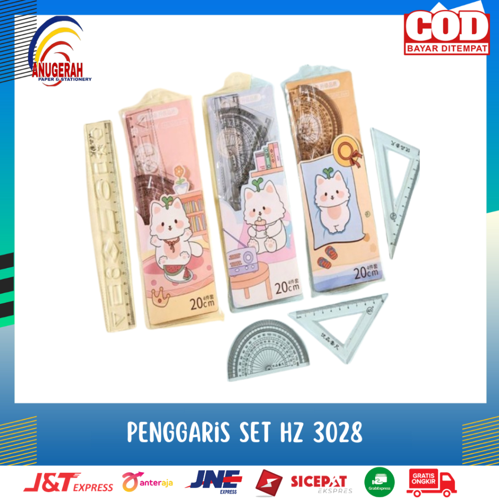 

HZ-3028/3310 20CM PENGGARIS SET (PCS)