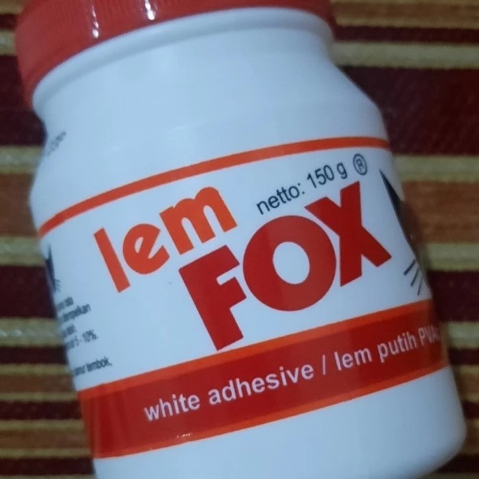 

LEM FOX BOTOL PUTIH 150 GRAM / LEM PVAC