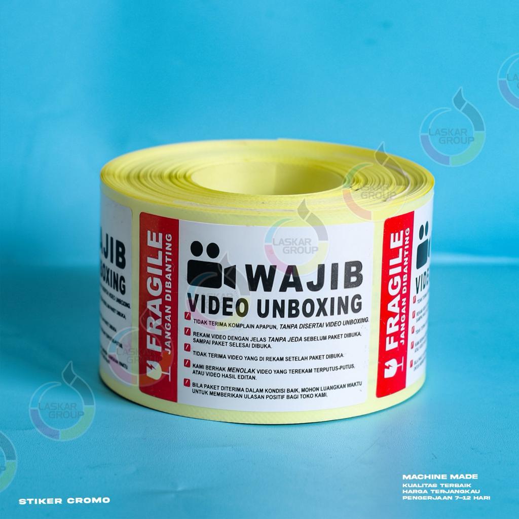

(500pcs) label stiker unboxing, stiker jangan di banting, sticker online shoap