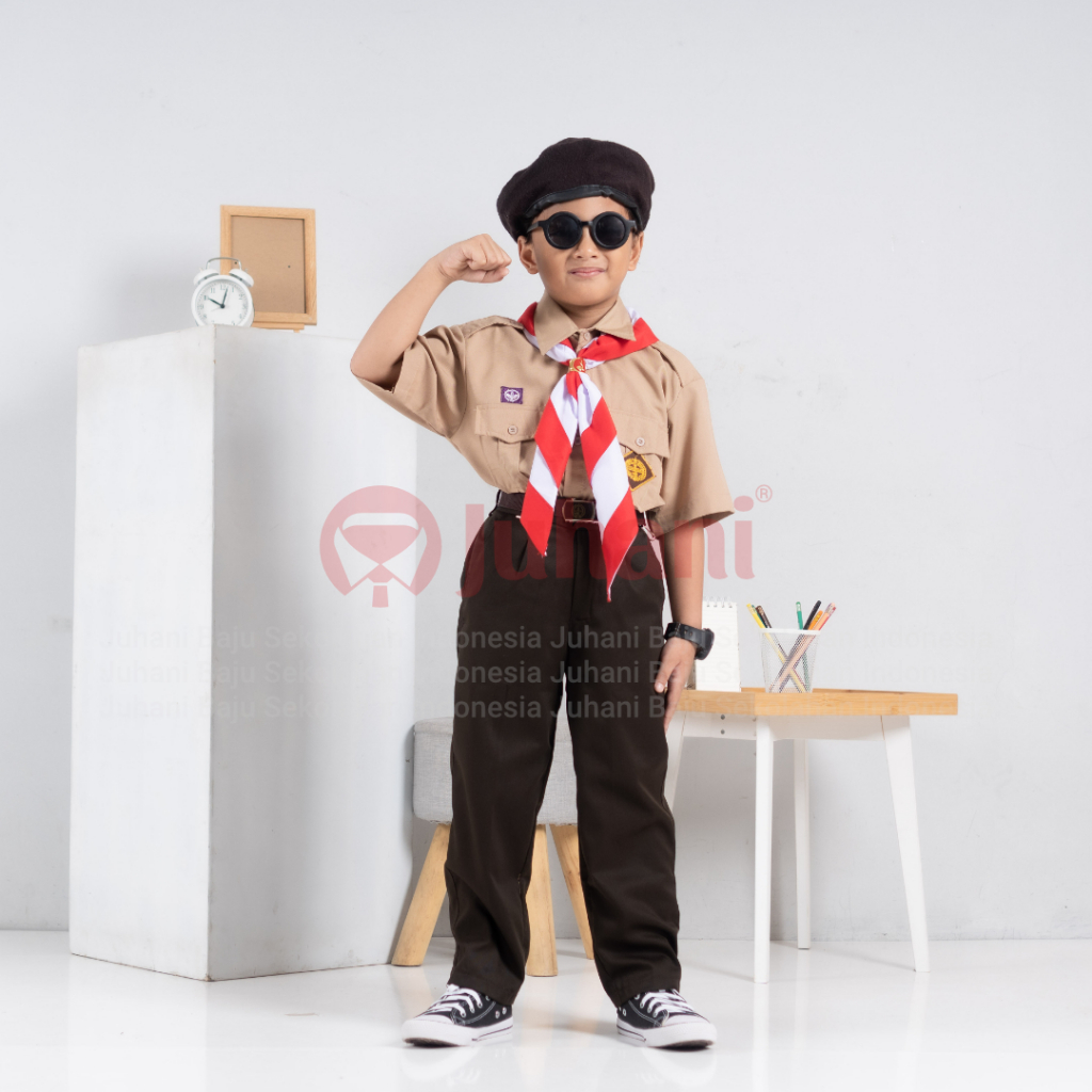 Setelan Baju Pramuka Penggalang Seragam Pramuka Penggalang SD MI Seragam Sekolah Pramuka Putra SD MI