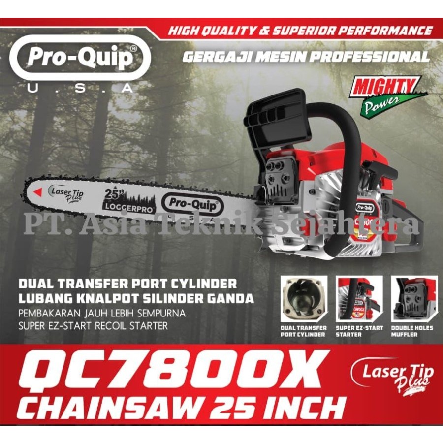 mesin gergaji chainsaw 25 inch ProQuip Usa