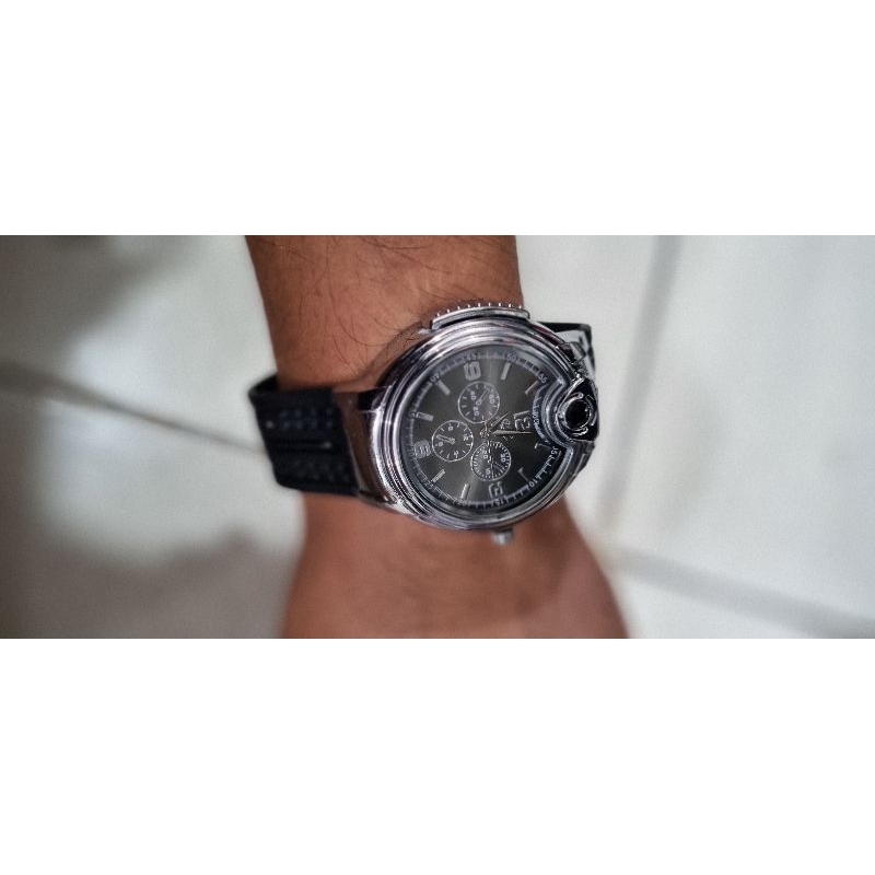 JAM TANGAN PRIA ELEGAN CASUAL KOREK API HC90