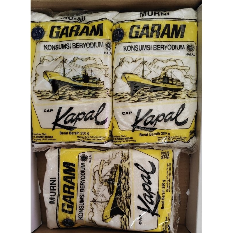 

Garam Murni Cap Kapal 250 g