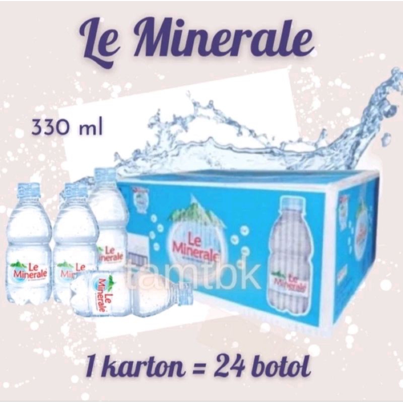 

LE MINERAL AIR MINERAL 330ML / LEMINERAL 330ML ISI 24 BTL