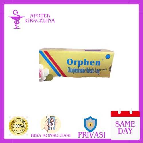 Obat alergi/ Orphen 4 mg 10 Kaplet