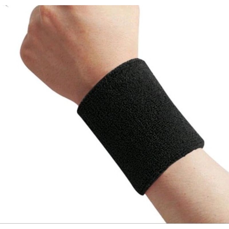 AVO WRISTBAND SPORT/ Handuk tangan polos Panjang ( ISI 1)