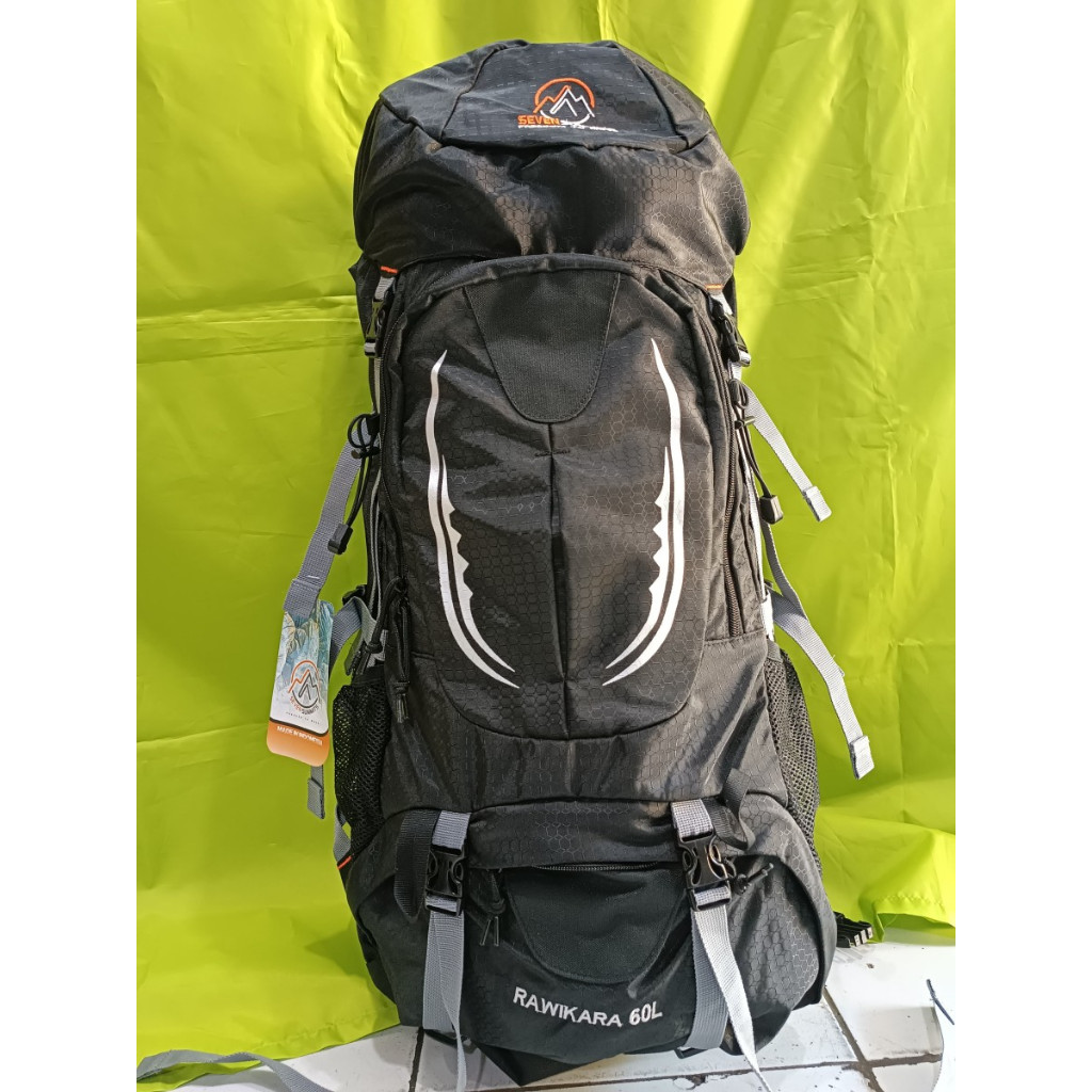 Tas Gunung Seven Summit Rawikara 60L Carrier Olahraga Hiking & Camping