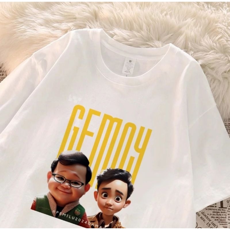 Kaos gemoy Prabowo Gibran oversize bigsize jumbo