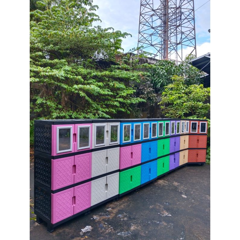 LEMARI KIMURA KACA SUSUN 3