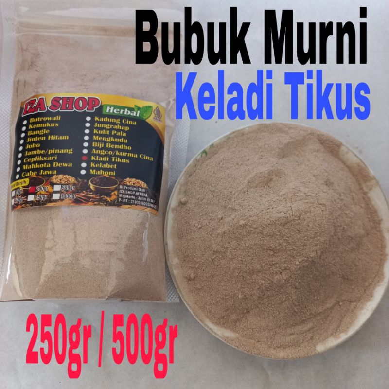 

Bubuk Murni Keladi Tikus 500gr