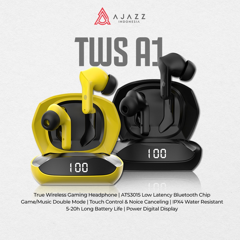 Ajazz A1 True Wireless Earbuds TWS Bluetooth 5.0