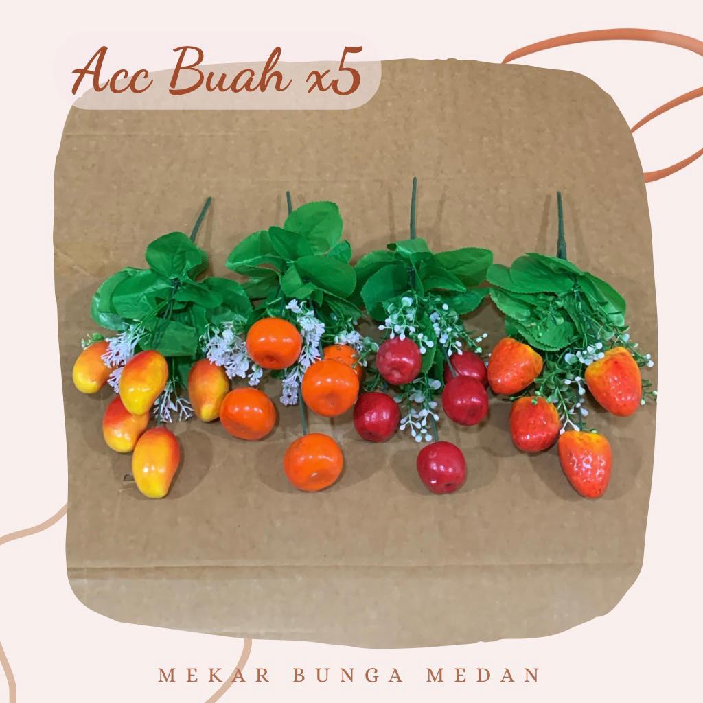 (HH 13) - Hiasan Buah-buahan Artifisial Dekorasi Pot Meja Dapur Rumah Cafe Restoran Pajangan Replica