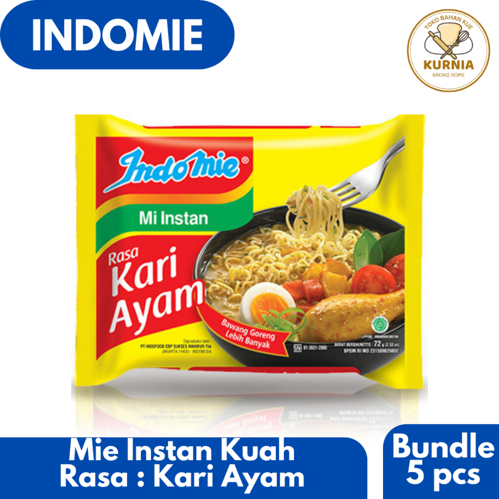 

5 PCS INDOMIE KUAH KARI AYAM