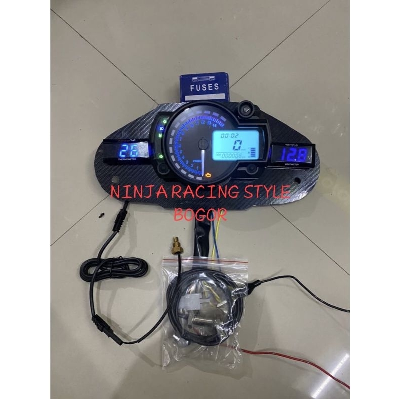 SPEEDOMETER DIGITAL MODEL KOSSO RX2N PNP NINJA 250 KARBU