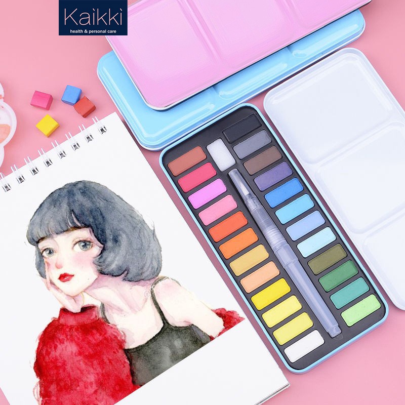 

Kaikki Cat Air Sponge Lukis 24 Warna Watercolor Set