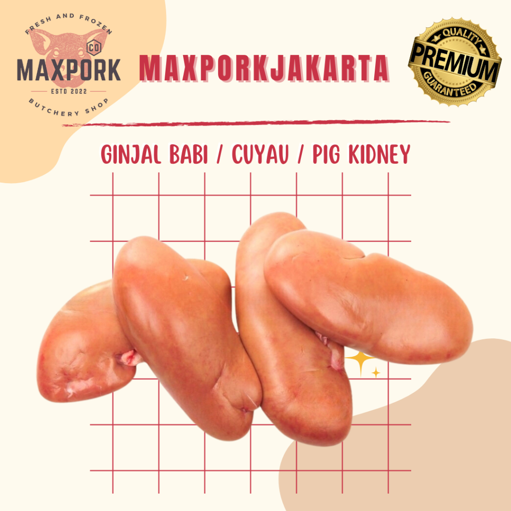 

Ginjal Babi / Cuyau Fresh sepasang