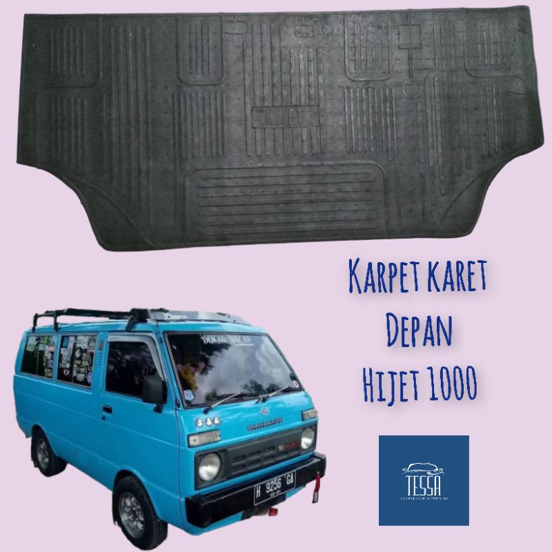 karpet mobil Hijet 1000 bagian depan
