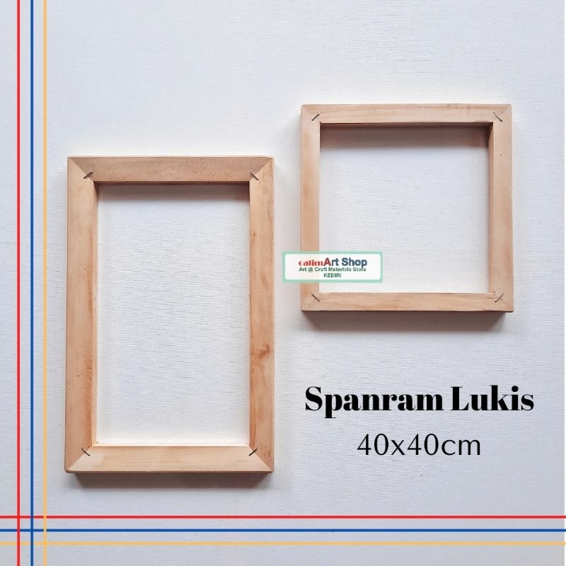 

Spanram Kayu 40x40cm Spanram Lukis