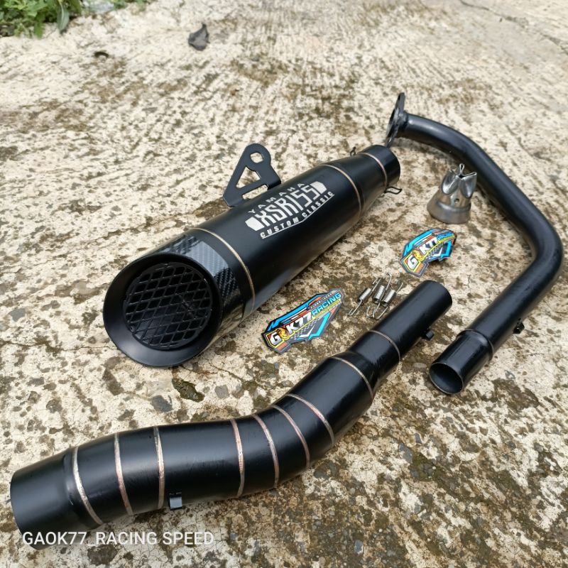 Knalpot Costum Yamaha Xsr155 S1 Jaring Dop Fullsytem(frre Db Killer)