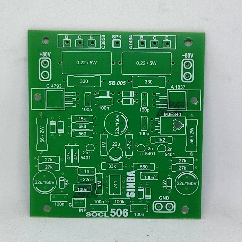 PCB Power Amplifier SOCL 504 506 Mono High Quality