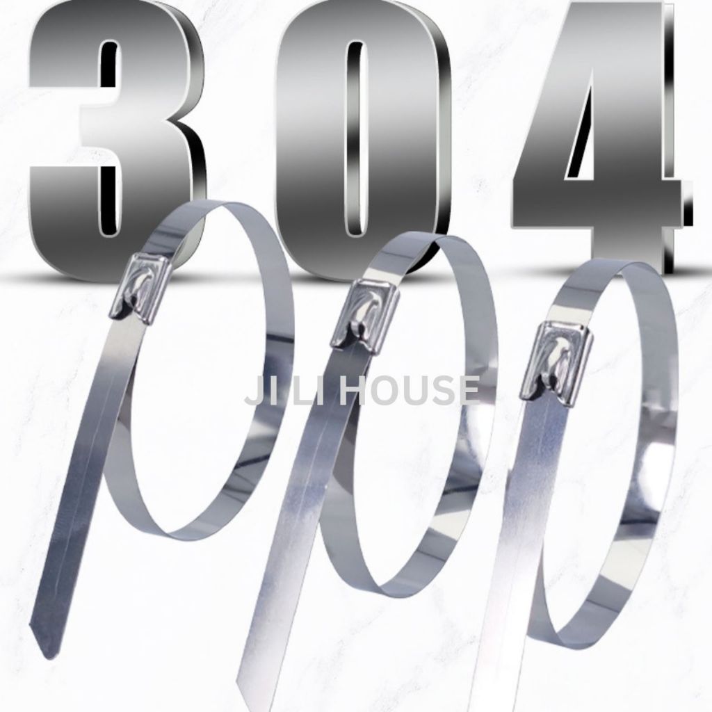 

Kabel Ties Stainless 304 / Pengikat Stainless Ukuran 4.6 Harga Satuan