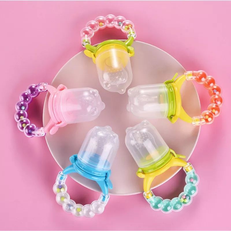 Empeng Dot Buah Anak Bayi Baby Fruit Feeder Rattle Teether Kompeng Pacifier Gigitan Bayi