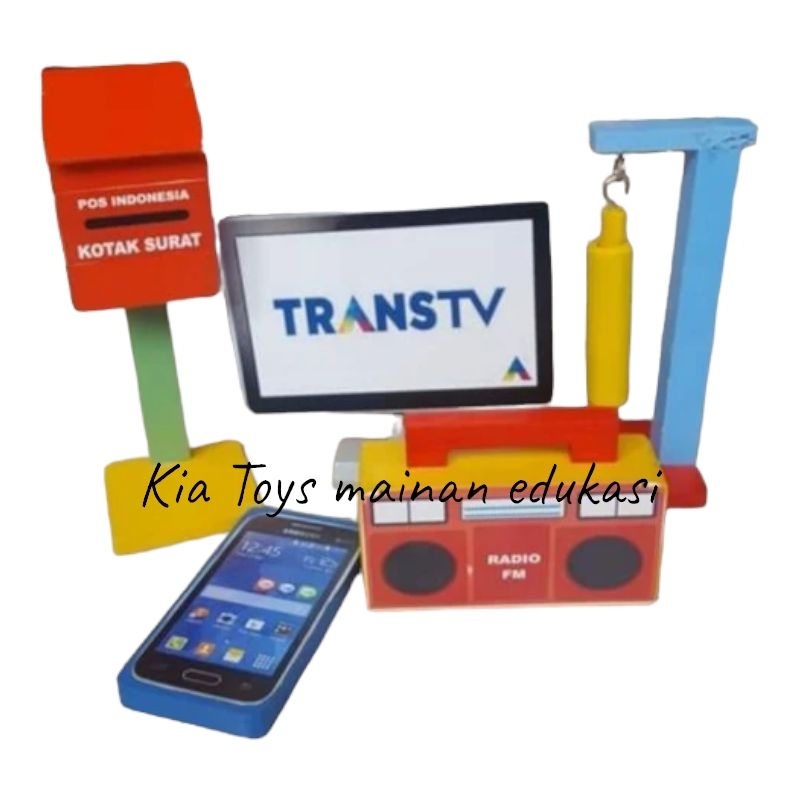 Ape TK Paud Peraga Alat Komunikasi 3D Mainan Edukasi
