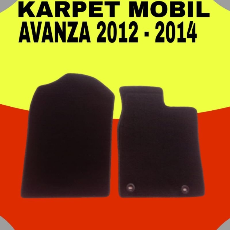 Karpet Mobil Toyota Avanza/Veloz thn 2012-2014/alas kaki mobil/Keset Mobil