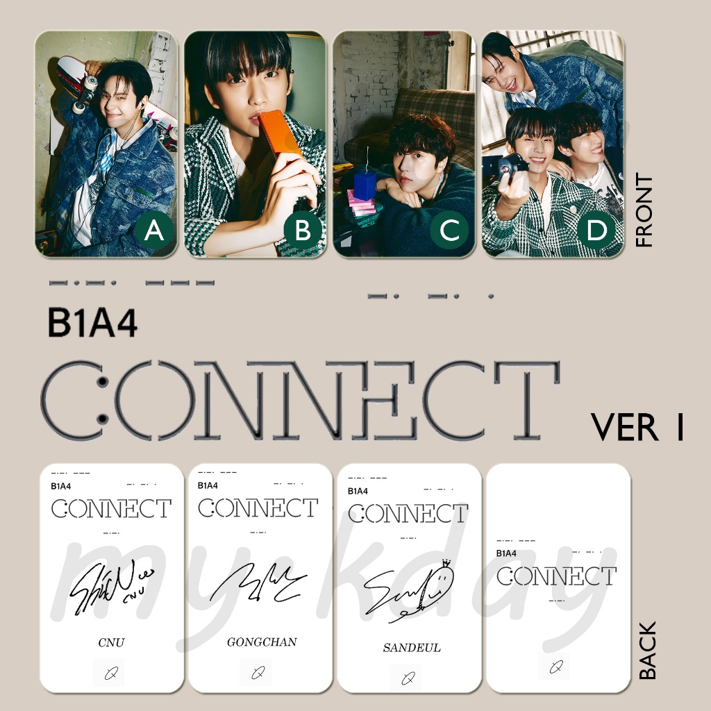 PC-1525, Unofficial Photocard B1A4 Connect 2 sisi