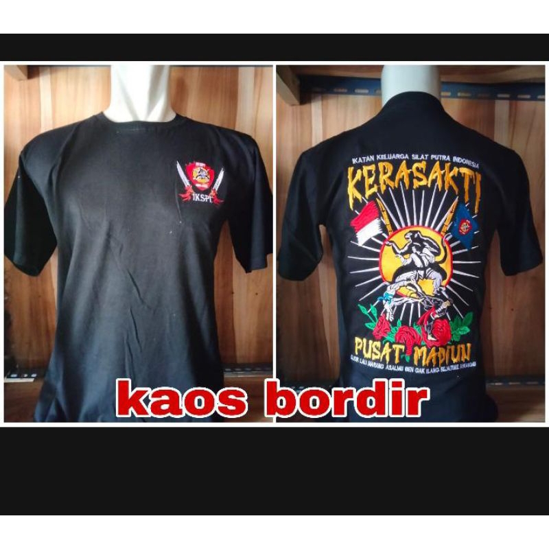 kaos bordir ikspi kera sakti kaos bordir ikspi