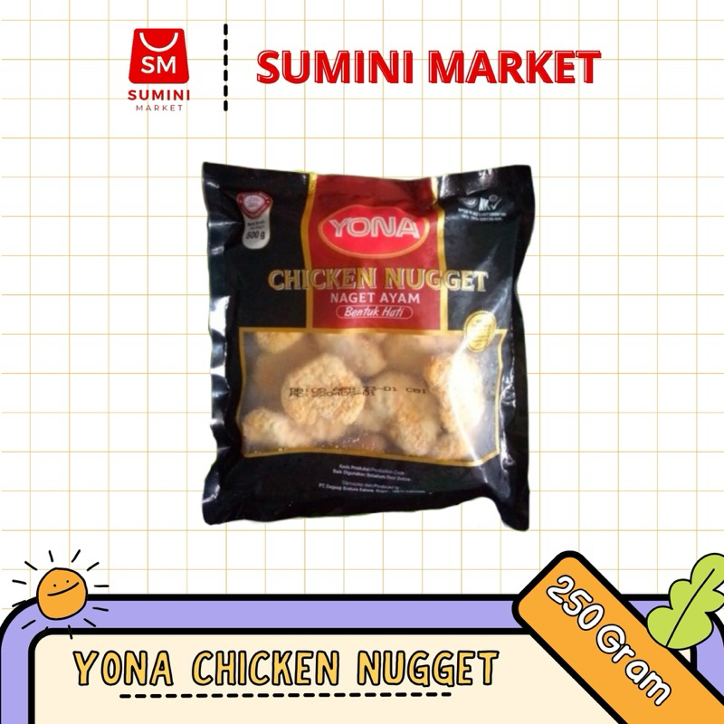 

Yona Chicken Nugget Reguler (250gram)