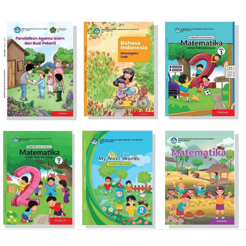 Buku Paket SD kelas 2 Kurikulum Merdeka