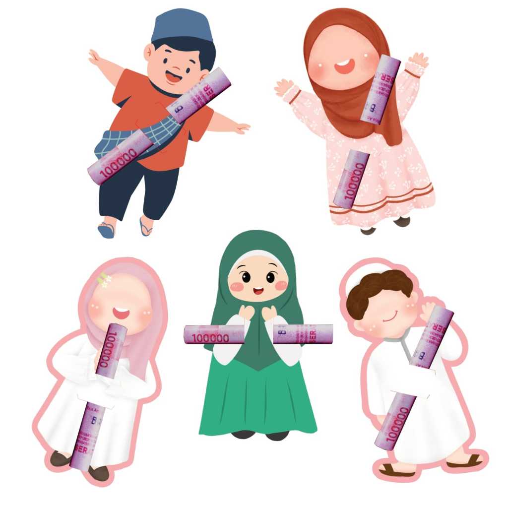 

AMPLOP KARAKTER 3D AMPLOP LEBARAN LUCU ISI 20/30 PCS