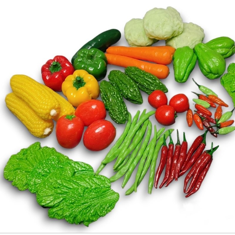 Sayuran Hias Hiasan Replika Sayuran Sayuran Palsu Sayuran Pajangan Sayuran Dan Buah Imitasi Bahan