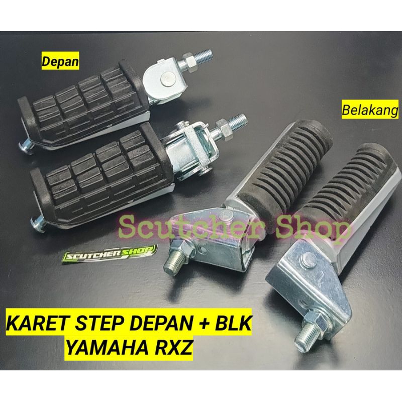 KARET FOOT STEP DEPAN BELAKANG YAMAHA RXZ RZR SET