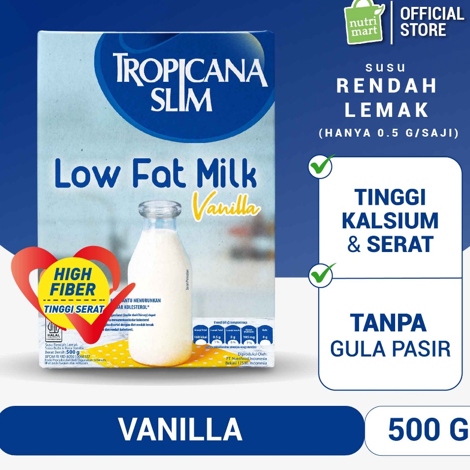 

FBSP128 PROMO SALE Tropicana Slim Susu Low Fat Vanilla 5gr Susu Bantu Diet Turunkan Kolesterol
