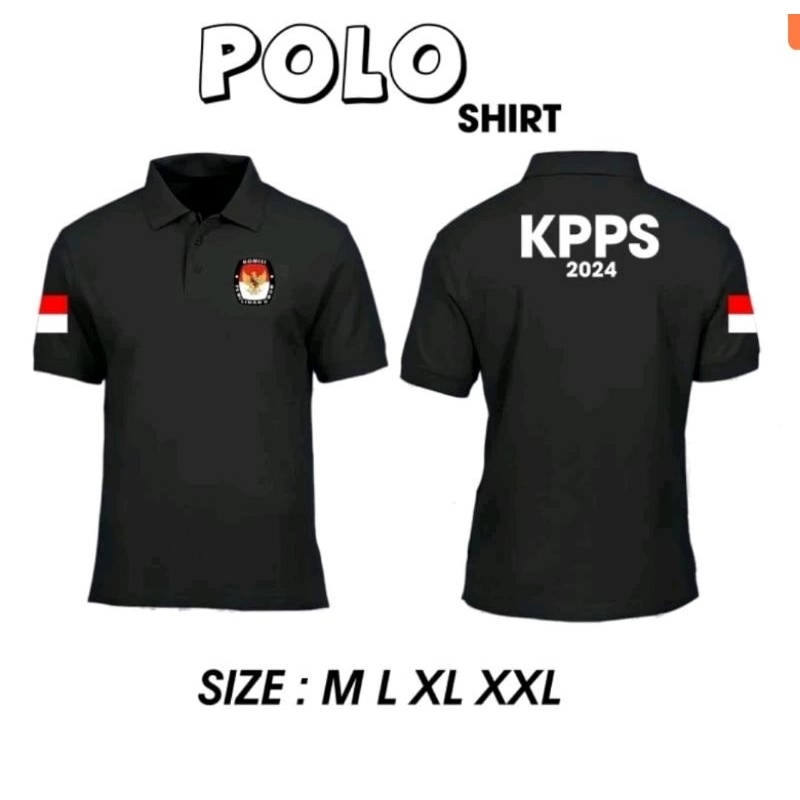 BAJU POLO KERAH KPPS 2024 NEW KPPS