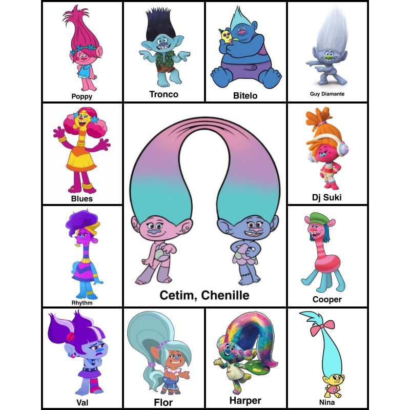 

Catanova Butter Cookies Kukis Hias Karakter Trolls