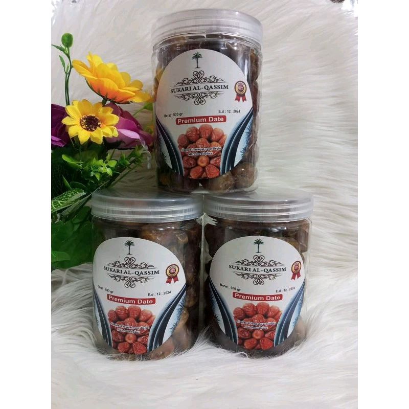 

kurma Sukari Premium 700gr kemasan toples