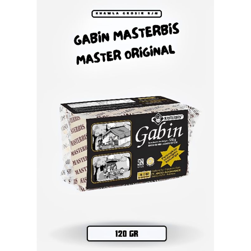 

GABIN ORIGINAL MASTERBIS MASTER 120 GR